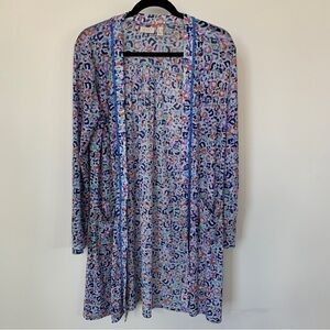 Logo Lori Goldstein Multicolor Cardigan Size S